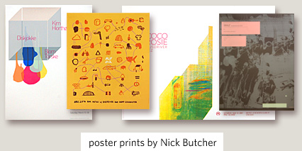 Poster prints by Nick Butcher