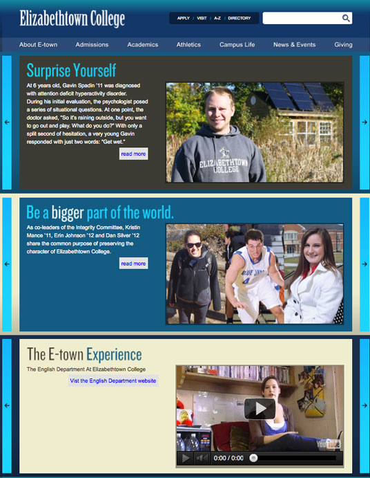 Etown Surprise Yourself page