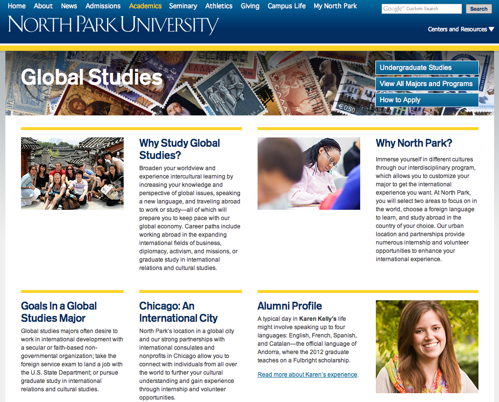 North Park University Global Studies