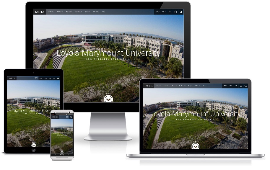 Loyola Marymount University web redesign