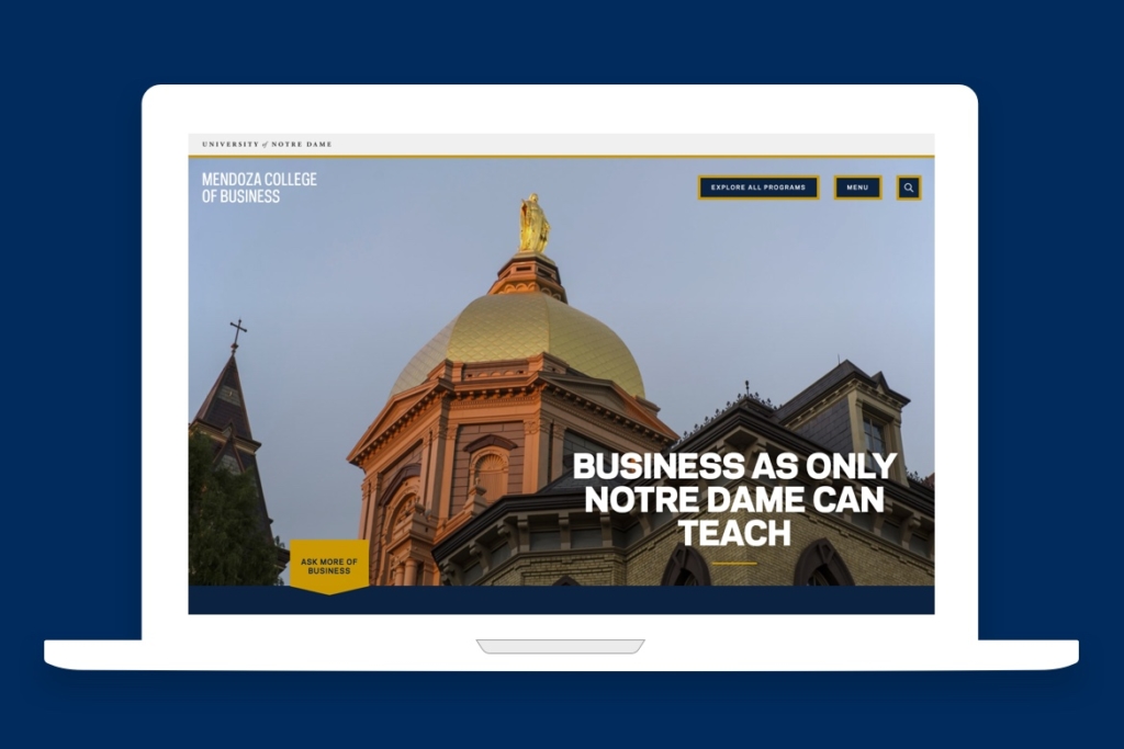 mendoza college of business homepage