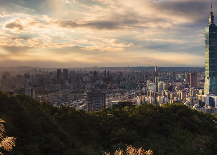 Landscape view of Taipei